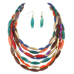 Fashion Pearl Resin Women'S Necklace