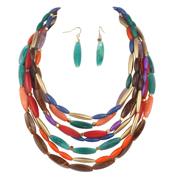 Fashion Pearl Resin Women'S Necklace